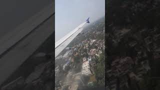 preview picture of video 'Flight Landing At Kolkata Airport'