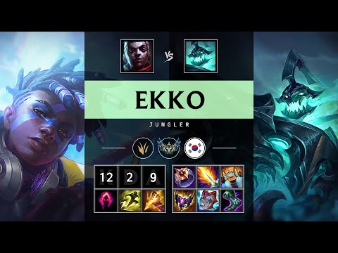 Ekko Jungle vs Hecarim - KR Challenger Patch 25.07