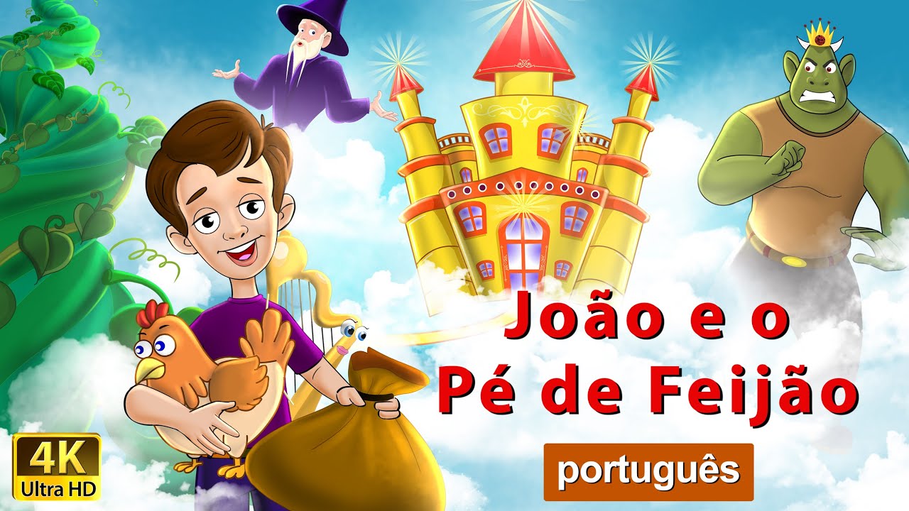 João e o Pé de Feijão | The Jack And The Beanstalk in Portuguese | Portuguese Fairy Tales