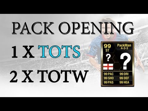 FIFA 13 Ultimate Team - PACK OPENING - 89 RATED TOTS PLAYER!! AWESOME PACKS