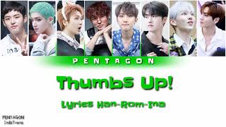 [INDO SUB] PENTAGON (펜타곤) - THUMBS UP! LYRICS COLORS CODED HAN-ROM-INA