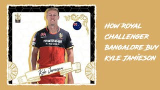 How Royal Challenger Bangalore Buy Kyle Jamieson #ipl #ipl2021 #iplauction2021