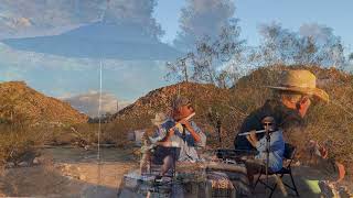 Sunset at the Angelic portal , an improvisation with Clive Wright &amp; Carl Roessler