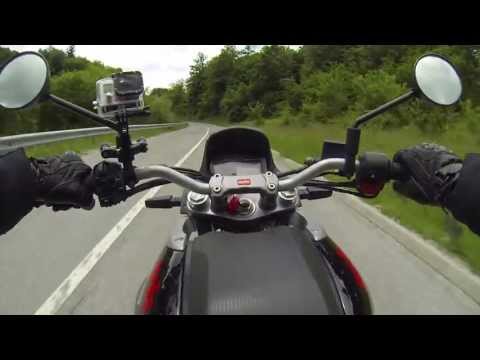 Onboard video Aprilia Pegaso Strada 650 (GoPro) - 720p