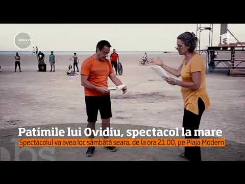 Plaja din Constanţa se transformă în scenă de teatru