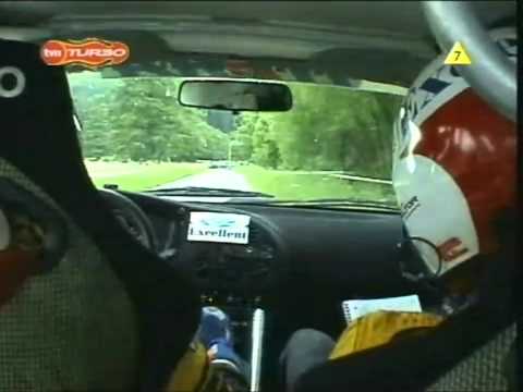 Tomasz Czopik onboard Rajd Polski 2002  os2