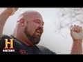 BRIAN SHAW'S WORLD RECORD 733 LB STONE LIFT | The Strongest Man in History | History