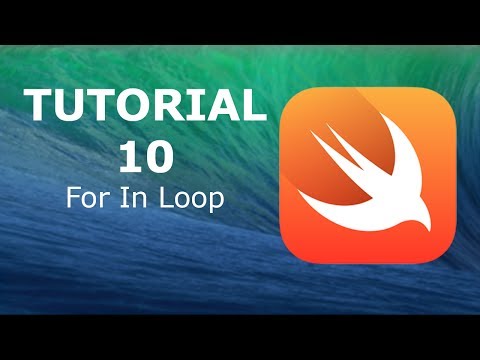 Swift Programming Tutorial 10 For In Loop