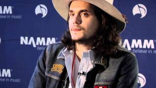 Video thumbnail for John Mayer & Martin Guitar - At NAMM by Martin Guitar