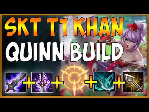 SKT T1 KHAN Worlds Quinn Build That He Uses in Competitive Play! - League of Legends