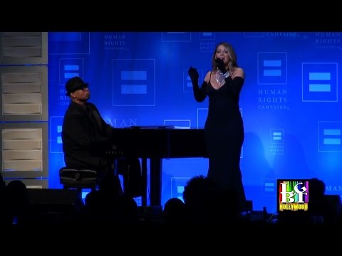 MARIAH CAREY Sparkles w/JUSSIE SMOLLETT HRC 2015