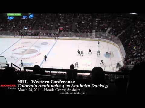 03/28/2011 NHL -- Colorado Avalanche vs Anaheim Ducks
