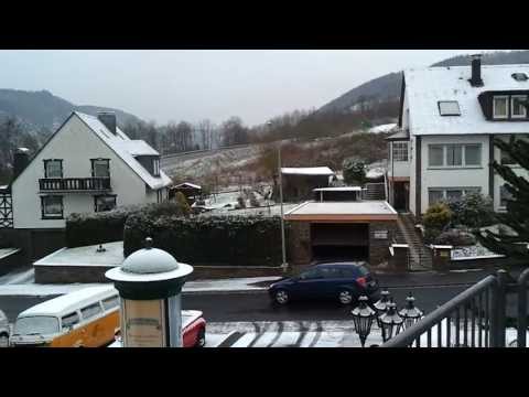 Cochem Sehl / Mosel: Blick vom Hotel Panorama (Winter)