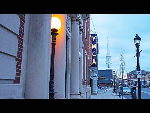 Downtown Beverly MA Cabot St. Walk with Historical Commentary. Cabot Cinema, Town Hall, John Cabot