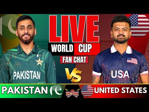 🔴 PAKISTAN vs USA, 12th Match | Live Cricket match Today | PAK vs USA T20 World Cup Live Score