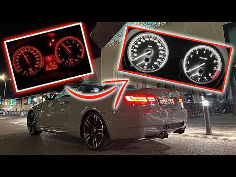 *205 Vlog/CarVlog - I TRANSFORMED THE CAR'S CLOCKS (BMW E93)!?