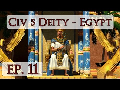 Civ 5 Brave New World Deity - Ep. 11 - Let's Play Egypt