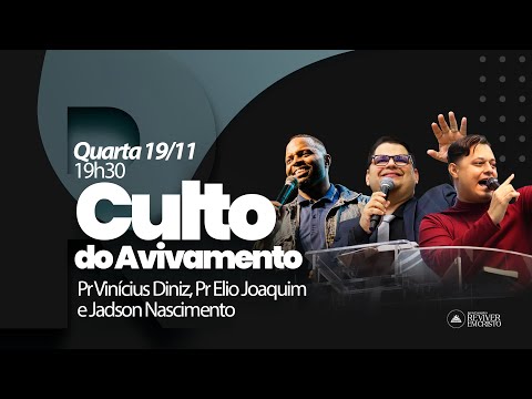 🔴 LIVE | CULTO DO AVIVAMENTO | PR. ELIO JOAQUIM | REC ALAGOAS | 19/11/2025