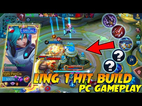 LING BEST 1 HIT BUILD! | LING FAST HAND USING PC GAMEPLAY ~NOLING GAMING