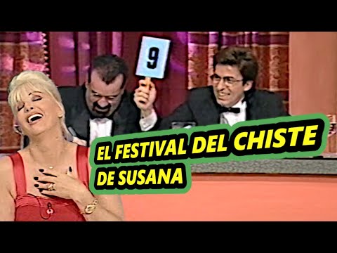 El Festival del Chiste de Susana Giménez, con Carlos Sanchez y Beto César - Chistes y cuentos - 1997