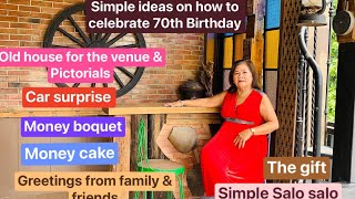 SIMPLE IDEAS ON HOW TO CELEBRATE A 70th BIRTHDAY ||MOMS BIRTHDAY CELEBRATION ||SURPRISE BIRTHDAY