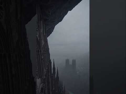 Whispers of the Past: A Cathedral in Mist #gothic #aesthetic #ambient #fypシ゚viralシ