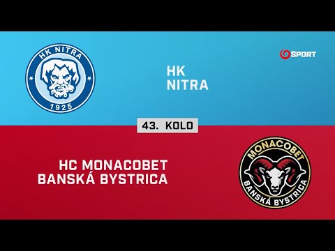 43. kolo: HK Nitra – HC MONACObet Banská Bystrica 5:2 (HIGHLIGHTY)