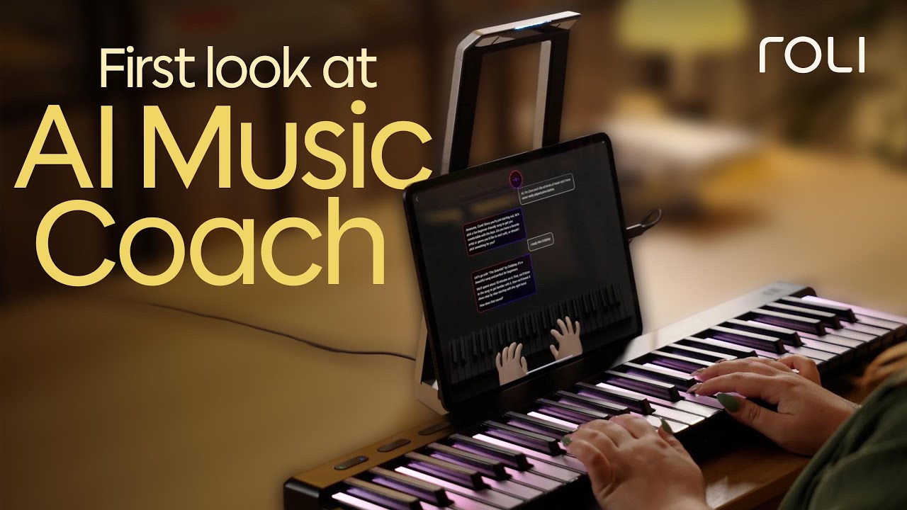 A first look at ROLI's AI Music Coach - YouTube
