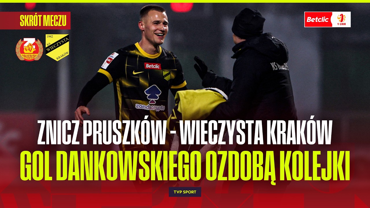 Znicz Pruszków vs Wieczysta Kraków Highlights