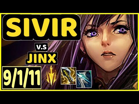 SIVIR vs JINX - 9/1/11 KDA BOTTOM ADC GAMEPLAY - BR Ranked GRANDMASTER
