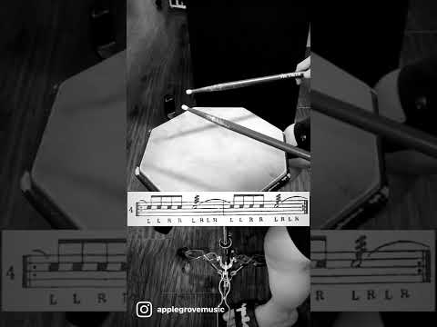 Page 12, 4 (Short Roll Combinations) Stick Control by Stone - Practice with Me! Preview