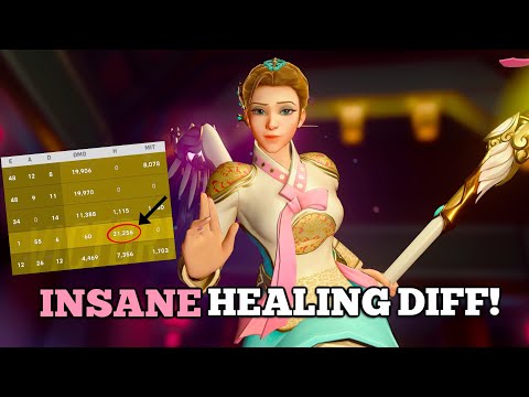INSANE Healing Diff! 55 Assists! 💛 Mercy Competitive Console Gameplay