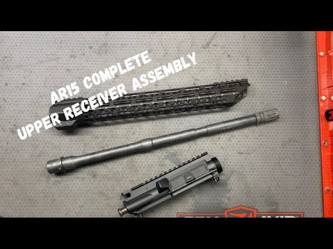 AR15 upper receiver and barrel assembly