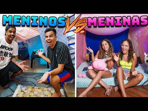 QUEM FIZER A MELHOR CABANA COM ITENS DA MANSÃO VENCE! - DEU BRIGA!