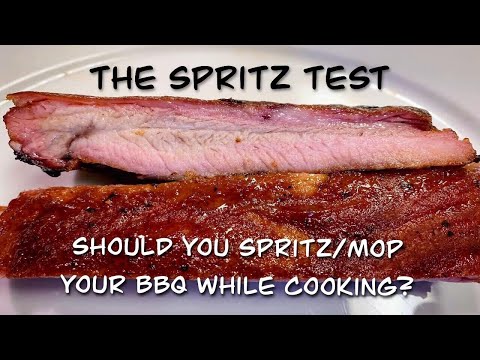 The Spritz Test: Should You Spritz/Mop Your BBQ While...