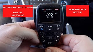 UHF - GME XRS 390,370,330. Use your scan function to your advantage!!!