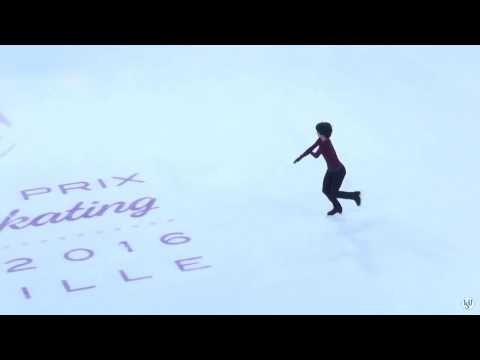 차준환 프리 공식연습 2016 1209 JGF Practice Jun Hwan CHA warm-up & FS Run through