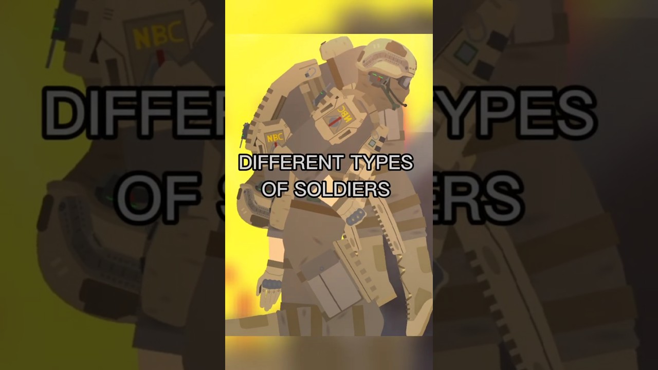 Different types of soldiers #shorts #short #animation #sticknodes #military #sticknodespro