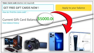 HOW TO GET FREE AMAZON GIFT CARDS 2023 *UPDATE*