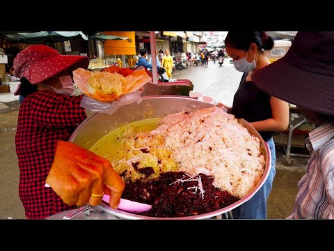 Snack And Fresh Market Food - A Walk Around In Phnom Penh Market