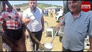 Karakışla Yaylasında Yüzyıllardır Devam eden gelenek Düğün yemeği