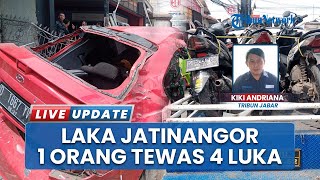 Insiden Kecelakaan Beruntun di Jatinangor Libatkan 5 Kendaraan, Mobil Sedan Merah sampai Gepeng