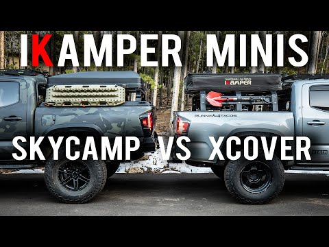 iKamper Skycamp Mini vs X-Cover Mini - Detailed Rooftop Tent Review on Overland Tacomas (PROTOTYPES)