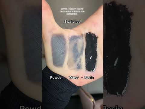 Tried crushed Galena mixed with resin - it worked but i question the Galbanum. What resin was used?