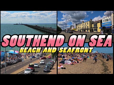 SOUTHEND-on-SEA - Beach and Seafront - Essex - England (4k)