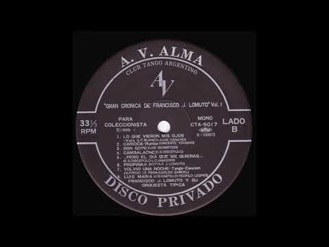 Lo que vieron mis ojos Vals Orquesta Francisco Lomuto con Fernando Díaz y Mercedes Simone 1933-07-22