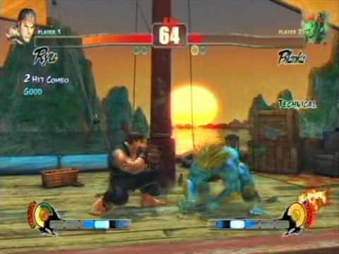 Carlos (RYU) vs Punching Bag (BLA) - Round 1