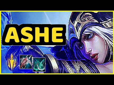 ASHE VS CAITLYN ADC GAMEPLAY