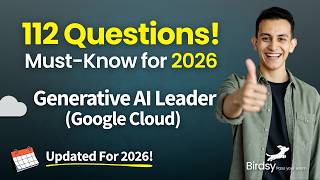 💯 Google Cloud Generative AI Leader 2026: 112 Practice Exam Questions & Answers