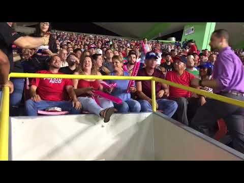 Winners of the Lucky Row Contest at the ballpark!